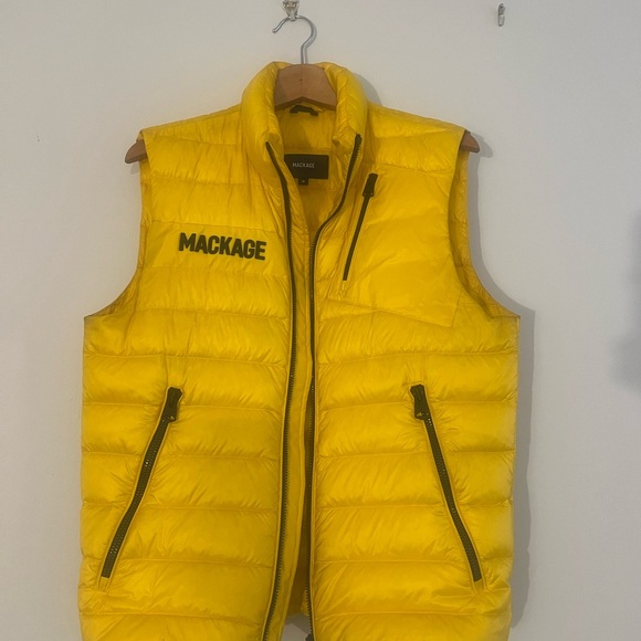Mackage Other - Mackage Vibrant Yellow Quilted Vest size 36 small